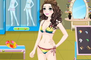 泳装美女换装