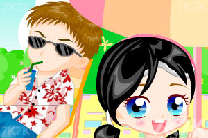 可爱美眉换泳装