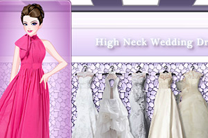 高颈婚纱