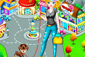 美少女的休闲装