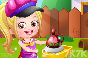 可爱宝贝陶艺装扮