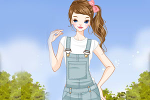 美丽的花园姑娘