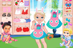 宝贝公主夏日装扮