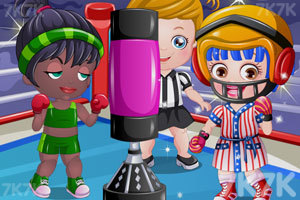 可爱宝贝拳击手