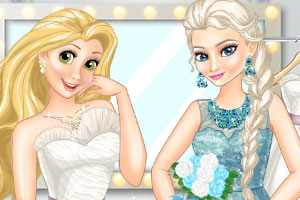 迪士尼公主百变婚纱