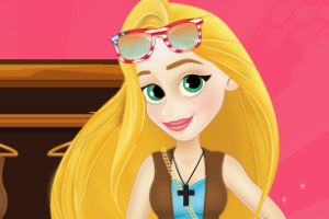 长发公主脸书照