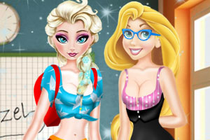 艾莎和长发公主啦啦队