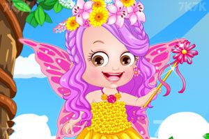 可爱宝贝花仙子