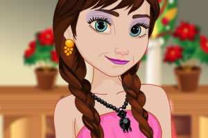 安娜的圣诞装扮