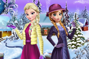 艾莎和安娜冬装