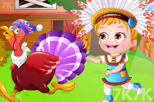 可爱宝贝感恩节装扮