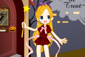 打扮可爱小女巫