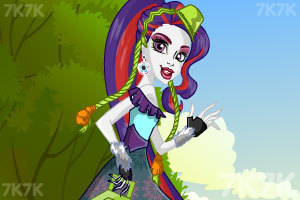 时尚的怪物女孩