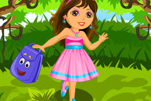 朵拉去森林度假