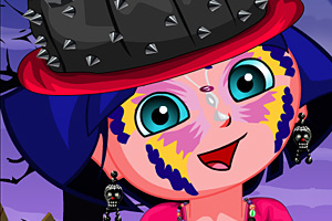 朵拉万圣节化妆