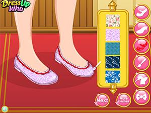 设计木兰的绣花鞋