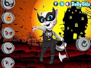 安吉拉的万圣节装扮