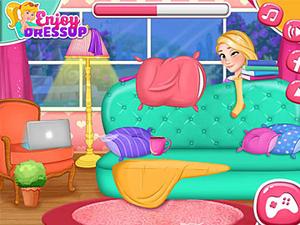 艾莎举行睡衣派对